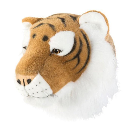 Wild &amp; Soft Felix animal head plush wall decoration - Tiger