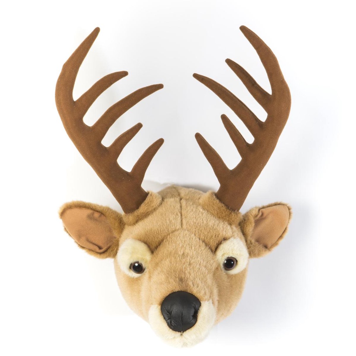 Décoration murale en peluche tête d'animal Wild &amp; Soft Billy - Cerf