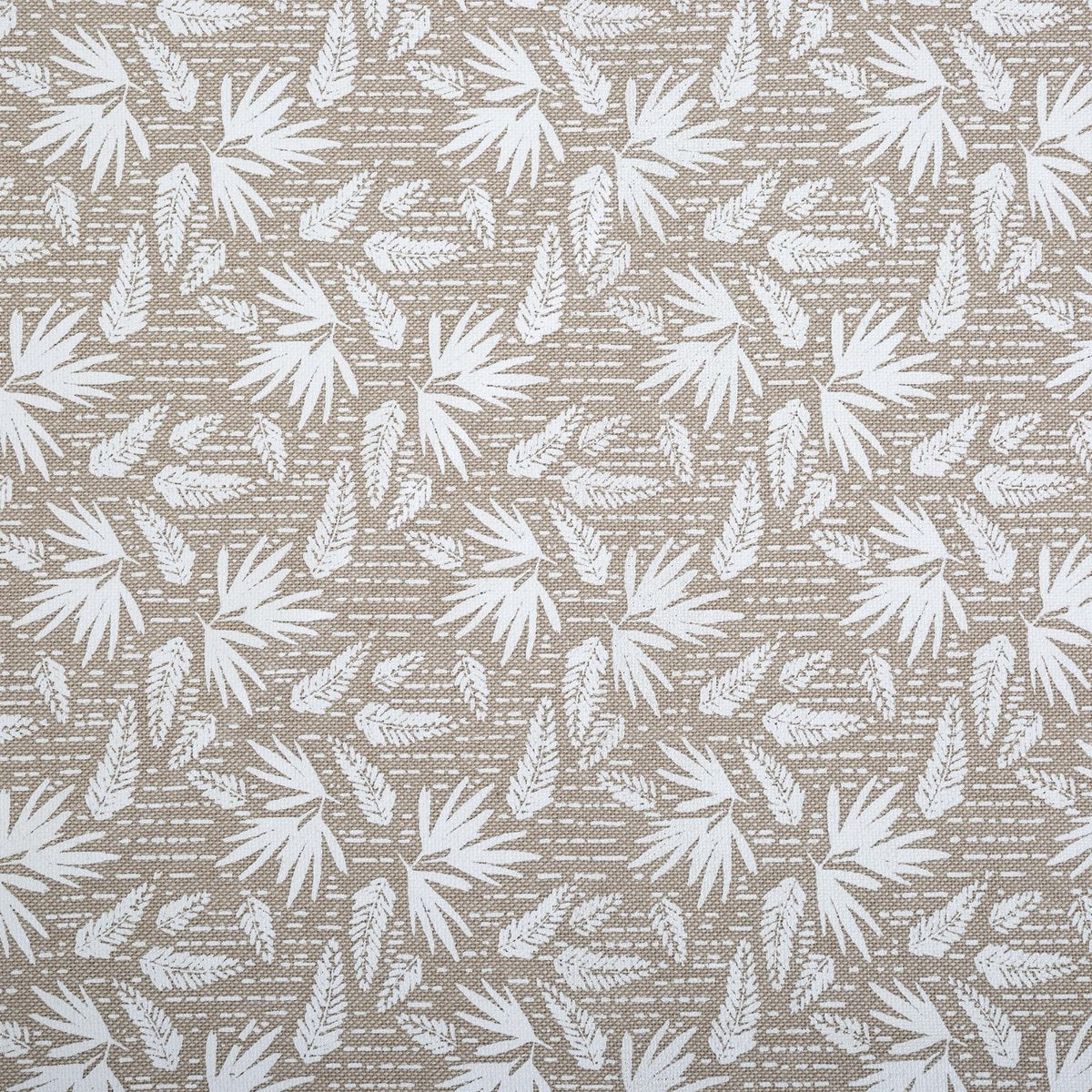 Atmosphera Tafelkleed Kadi Palm - 150 x 250 cm - 100% katoen - Linnenbeige - Blaadjes