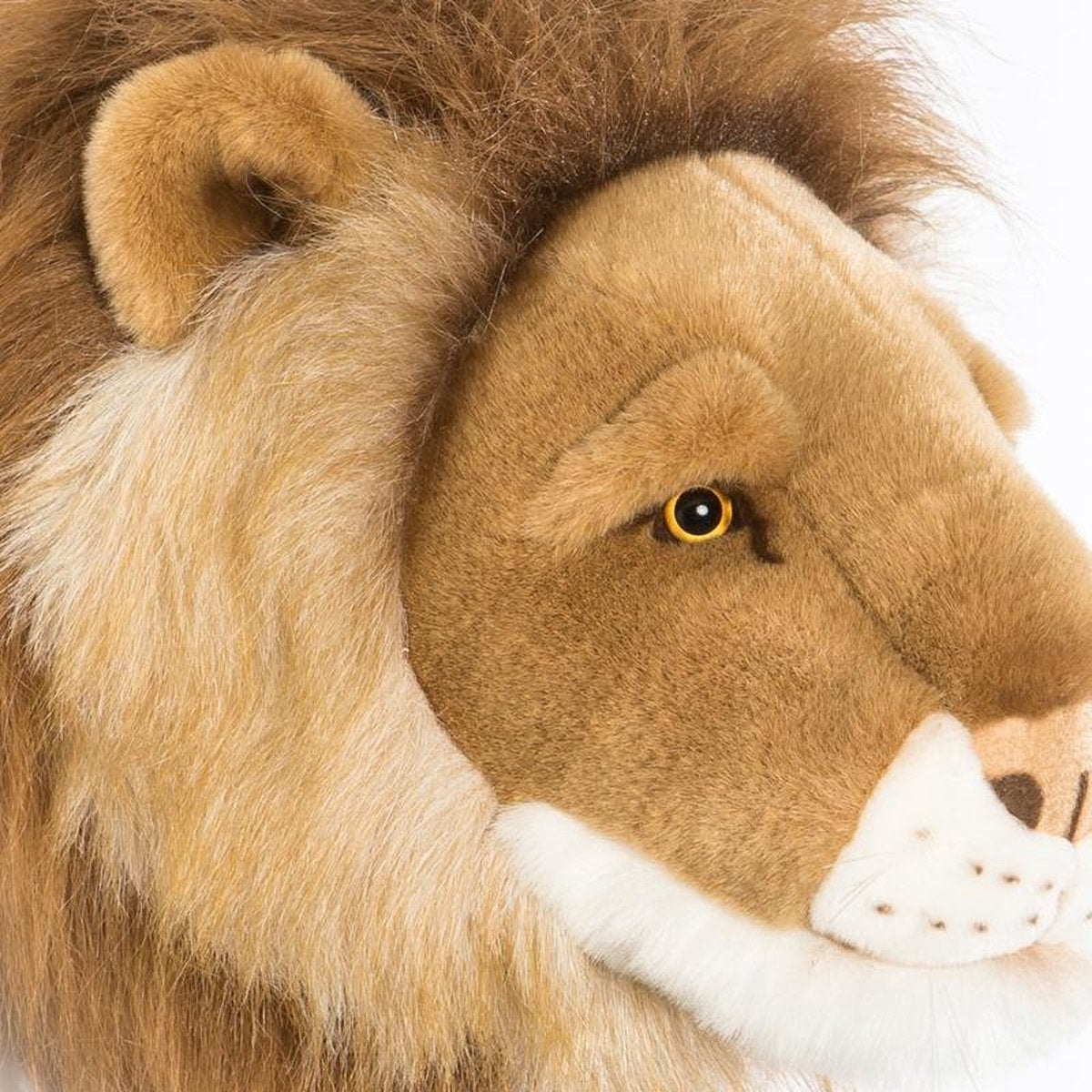 Wild &amp; Soft Cesar animal head plush wall decoration - Lion