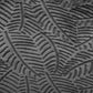 Atmosphera Fleece-plaid met palmblad patroon 240x220cm - Antracietgrijs