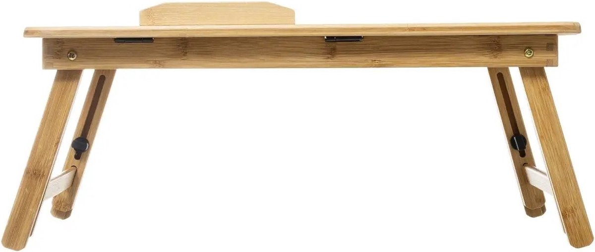 Bamboe smart tray / tafeltje 54 x 34 cm 2 IN 1 Bedtafel/ Laptopstandaard  - Nieuw Model - Cadeautip - Laptoptafel - Bank tafeltje - Laptop verhoger