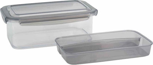 Tritan Lunchbox Anthracite 1,9l Plate-cutlery 24x15.2x8.8cm