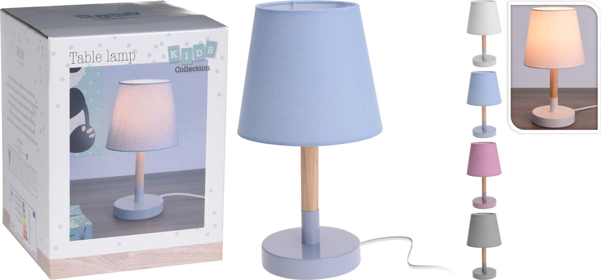 Home&amp;Styling Table lamp - With lampshade - Children's lamp -White