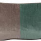 Cosy & Trendy Kussen velvet grijs/groen - 50x30x10cm - Polyester