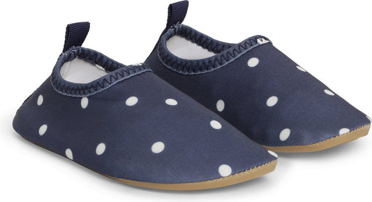 Konges Slojd Kelly Blue Dot Swim Shoes - Chaussures de natation / Chausson de gymnastique - Chausson de natation - Chaussure d'eau - Antidérapant