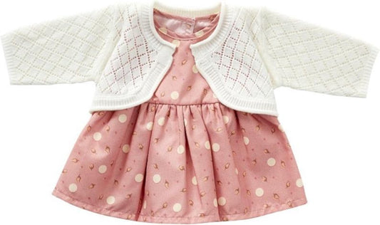 Byastrup ensemble de vêtements bébé poupée tricoté 50 cm rose