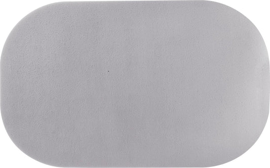 Sets de table/alèses Atmosphera Nina Soft - Lot de 4 - 44x28cm - Gris clair