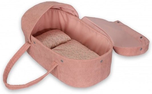 Travel cot - 42cm - Blush - Doll's cradle