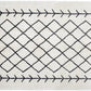 Atmosphera Nomo Tuft Vloerkleed - Zwart wit ruiten patroon 170 x 120 cm - Katoen tapijt - rechthoekig vloerkleden