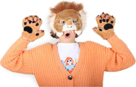 Wild &amp; Soft Lion Dress Up Set - Mask, tail and gloves