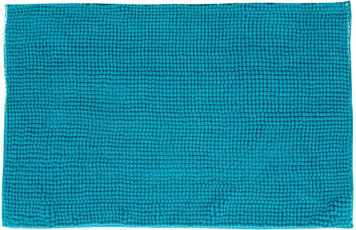 5Five Badmat 50 x 80 cm - Verlours - Extra zacht - Turquoise