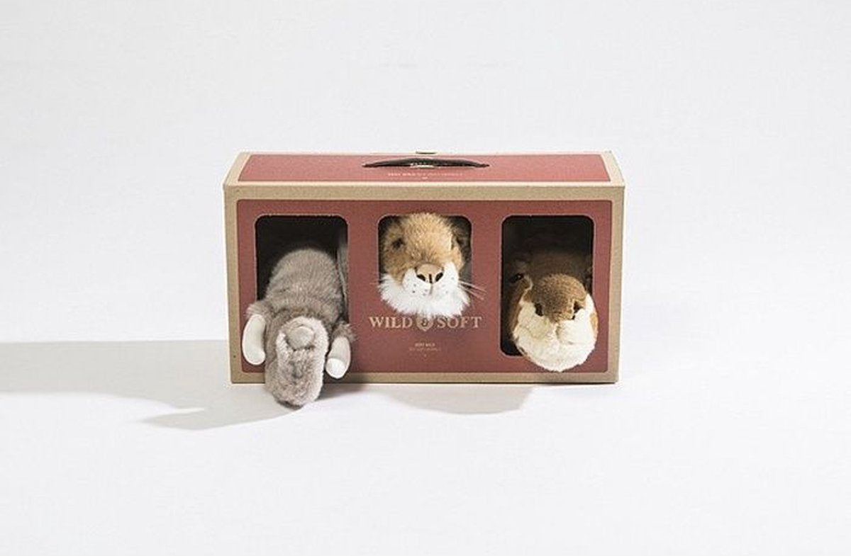 Accessoires chambre bébé Wild &amp; Soft - Mini Têtes d'Animaux - Safari