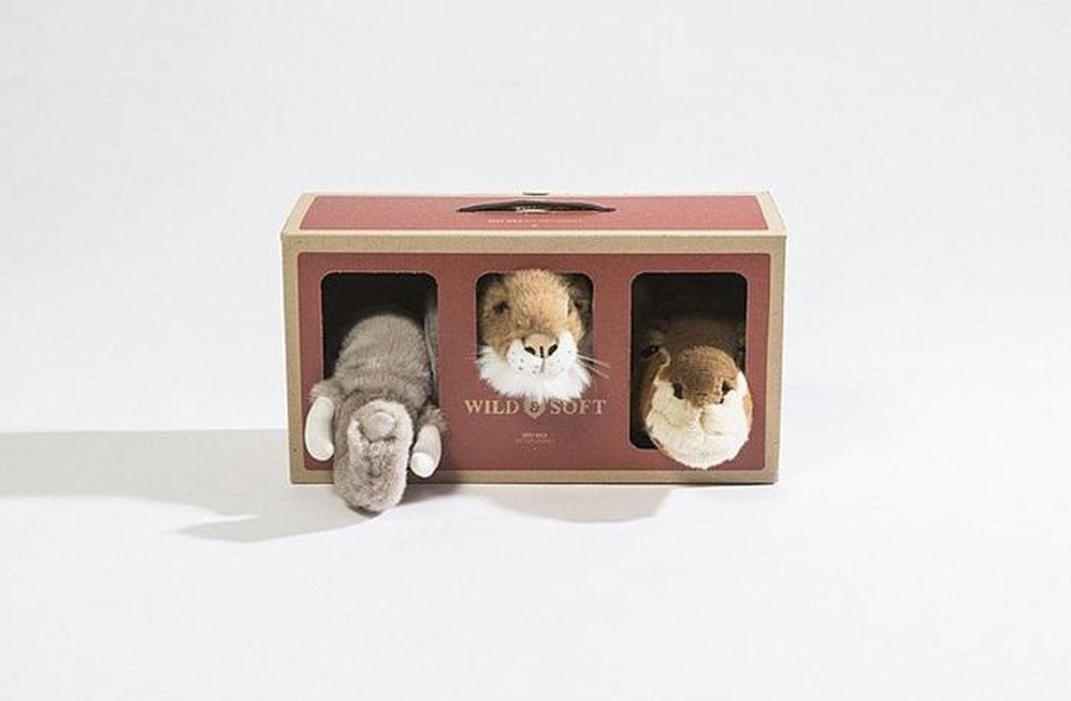 Accessoires chambre bébé Wild &amp; Soft - Mini Têtes d'Animaux - Safari