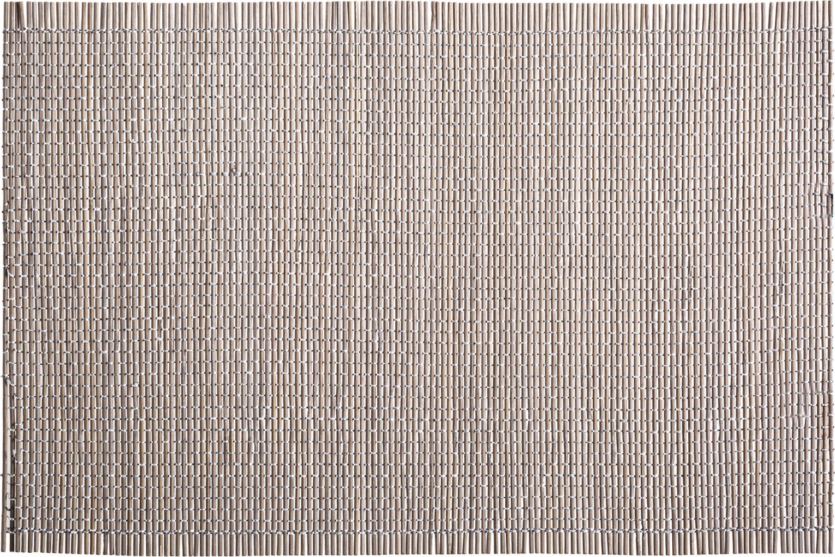 Secret de Gourmet Bamboo pad set of 4 gray - Placemat - Table pad - 45 X 30 CM