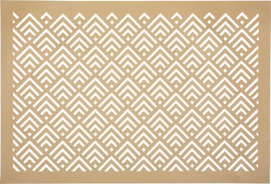 Atmosphera Milaan Placemat set van 4 - Onderlegger - 30 x 45 cm - Goud - Feestdecoratie