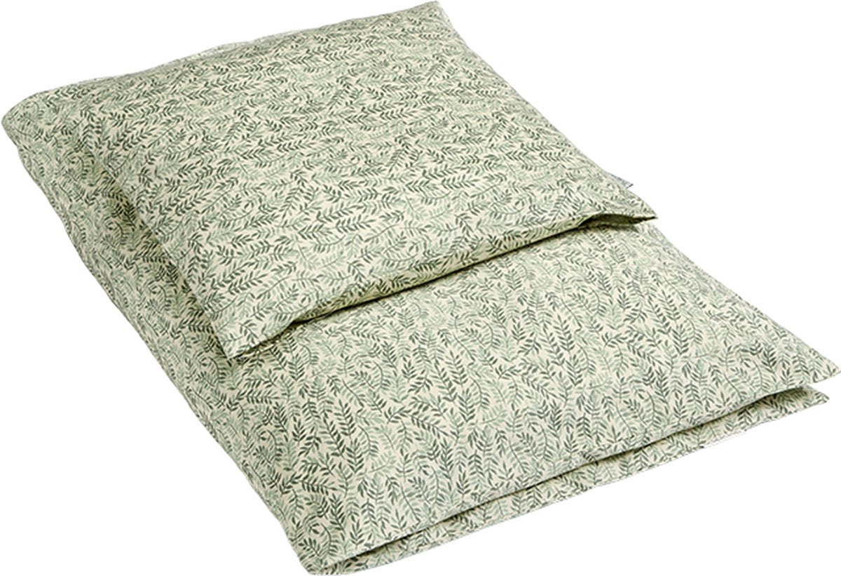 By KlipKlap dekbedovertrek + kussensloop eenpersoons Laurel leaf jungle - Bed linen - 140 x 200 cm - 63 x 60 cm