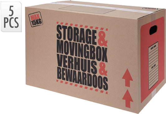 Moving Boxes Set - 5 Pieces