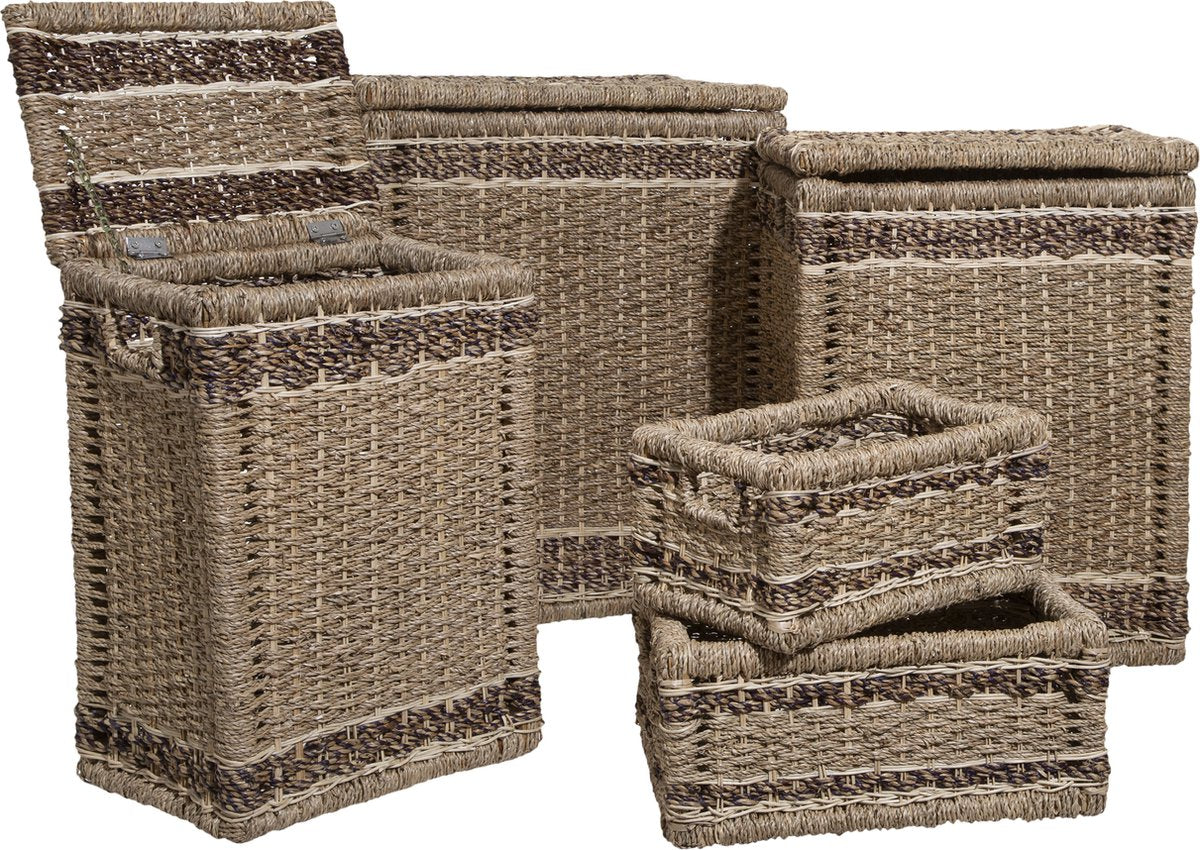 Sphera Storage baskets set of 5 - Wicker - Storage - Laundry basket - Baskets