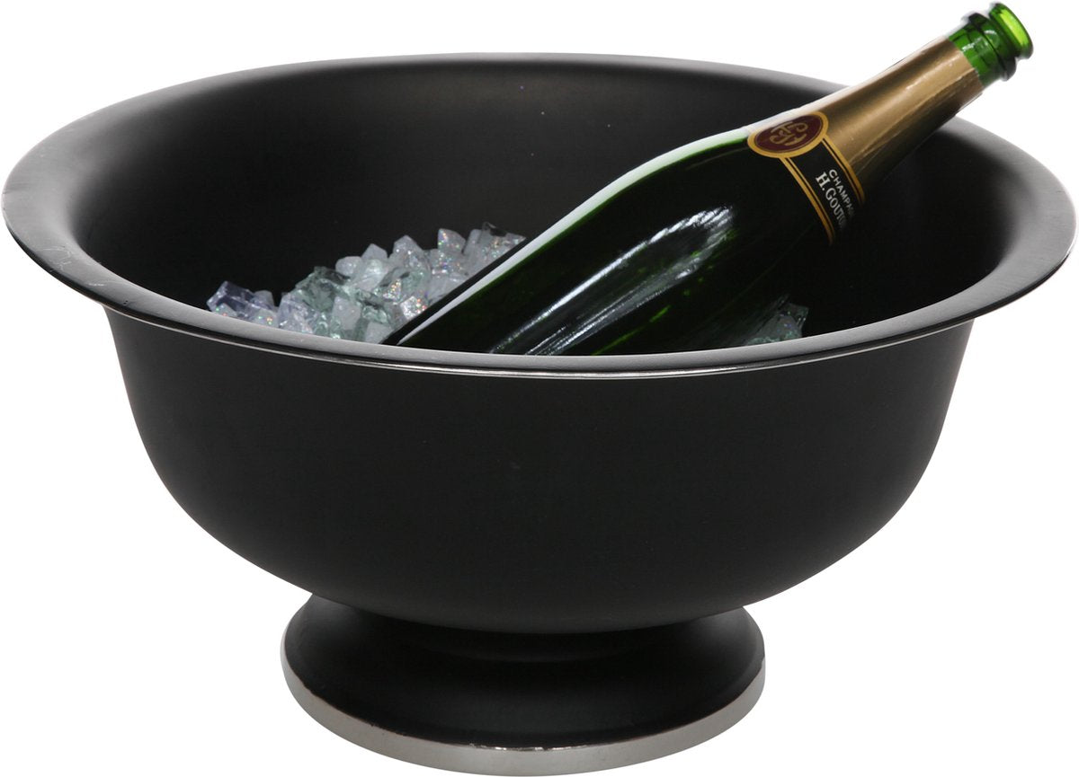 Cosy&amp;Trendy Black Champagne Bucket on Foot - ˜41x20 cm