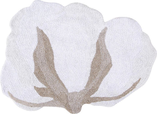 Lorena Canals Wasbaar katoen vloerkleed - Cotton Flower - 120x130cm