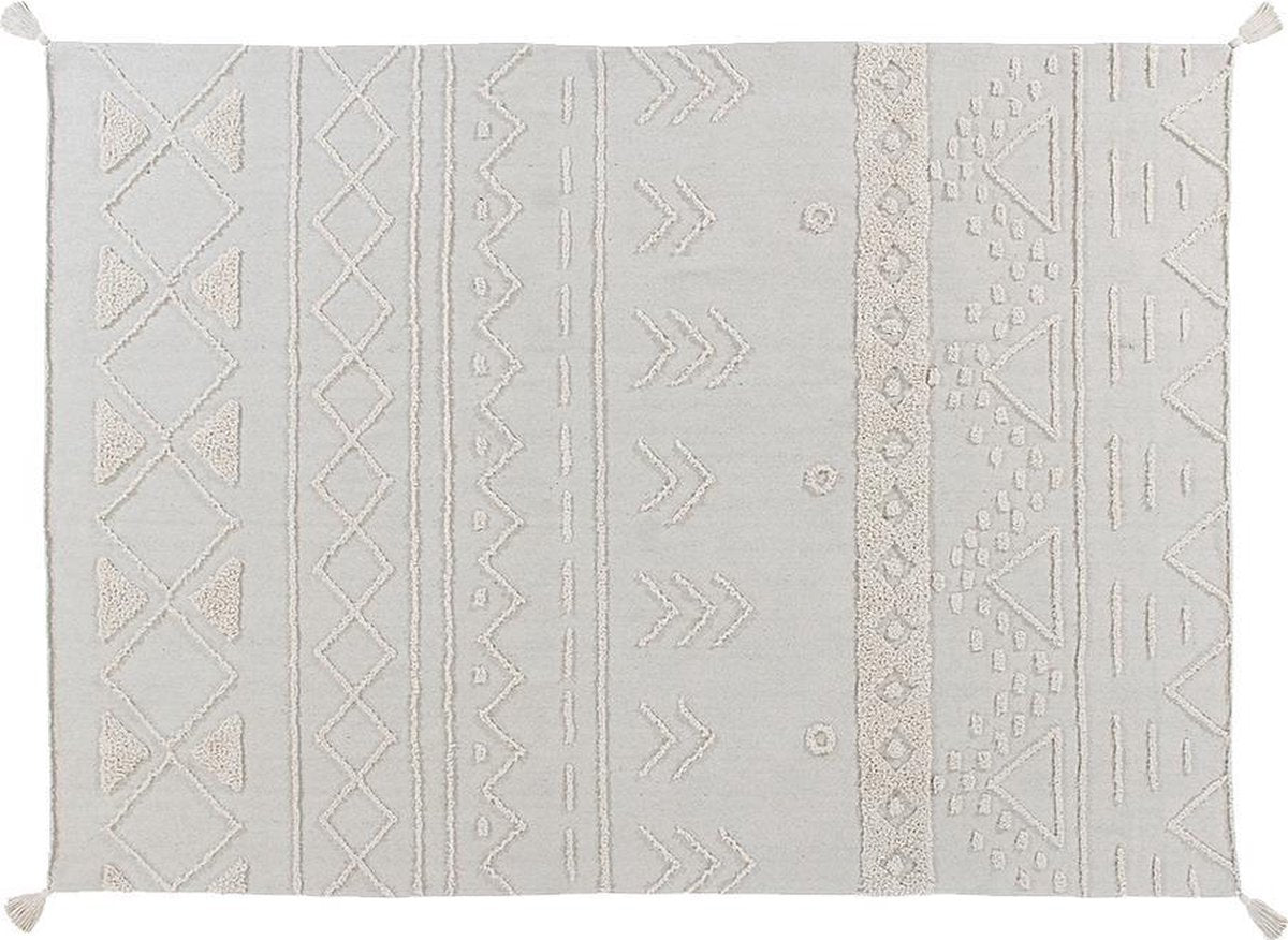 Lorena Canals Tapis lavable en coton - Tribu Natural M - 140x200cm