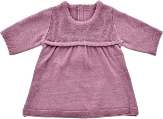 Byastrup Doll Dress Knitted 35 Cm Lilac