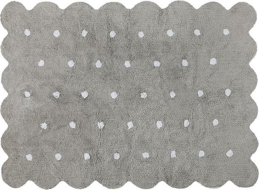 Lorena Canals Washable cotton rug - Galleta Gray - 120x160cm