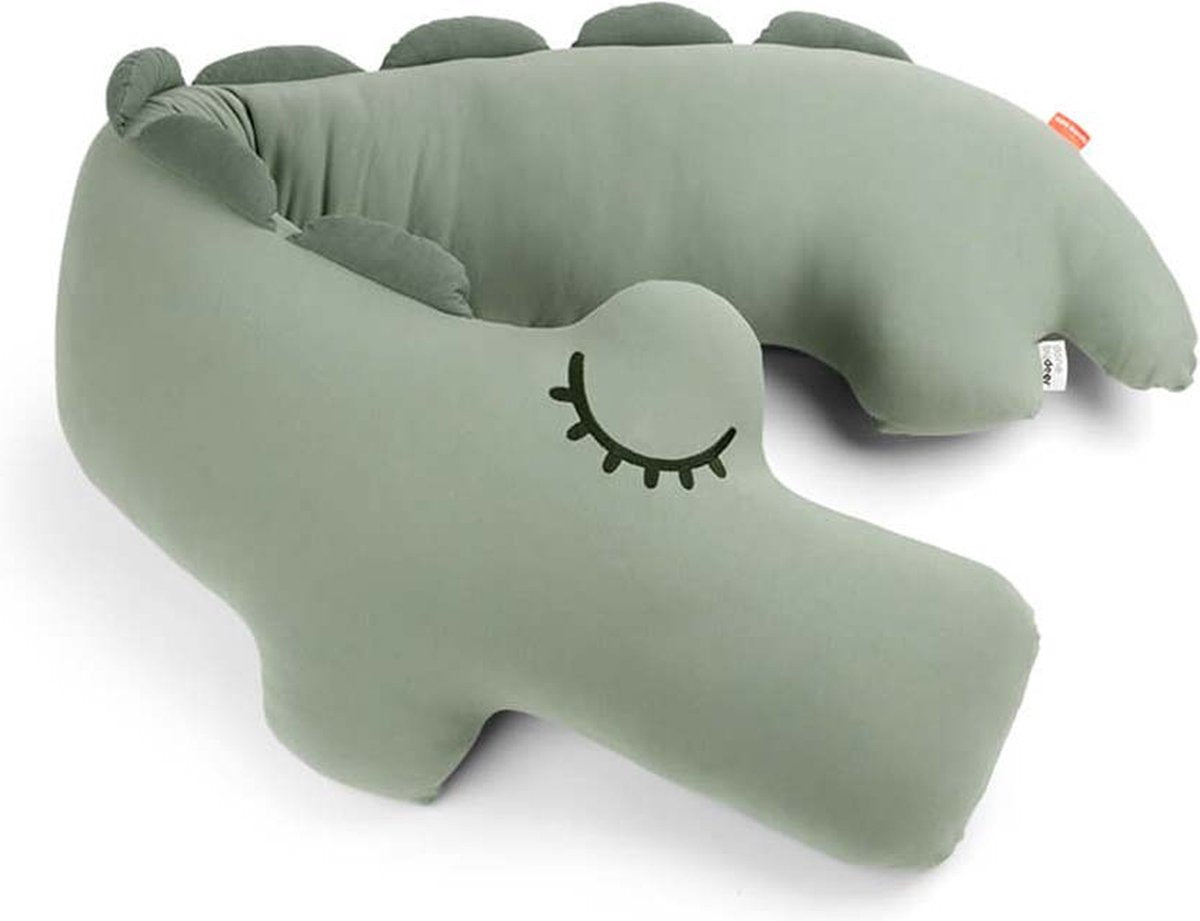 Done by Deer Comfy Body Pillow Croco Green