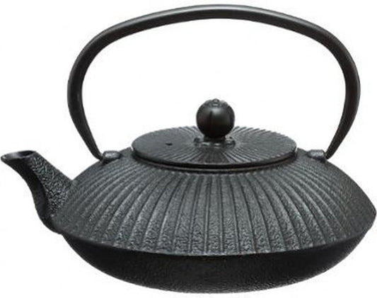 Mooie Cast-Iron Theepot - Luxe afwerking - Prachtige gietijzeren theepot - Zwart 0.8L