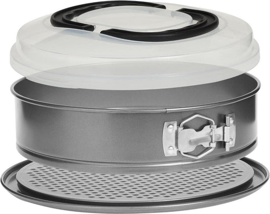 Atmosphera baking tin 3 in 1 removable tin with lid: baking storage and transport capacity - 2.4 L and D 26 cm