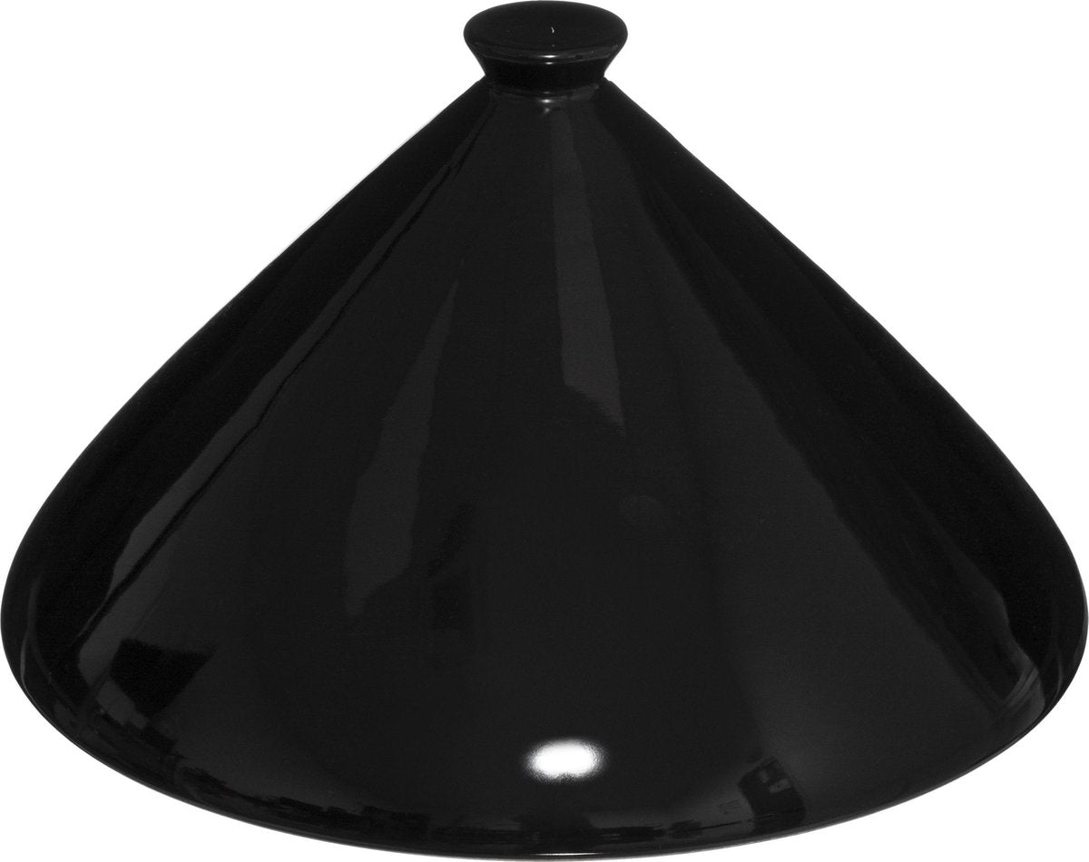 5Five Keramische tajine schaal - 30 cm - Zwart - Geschikt voor inductie