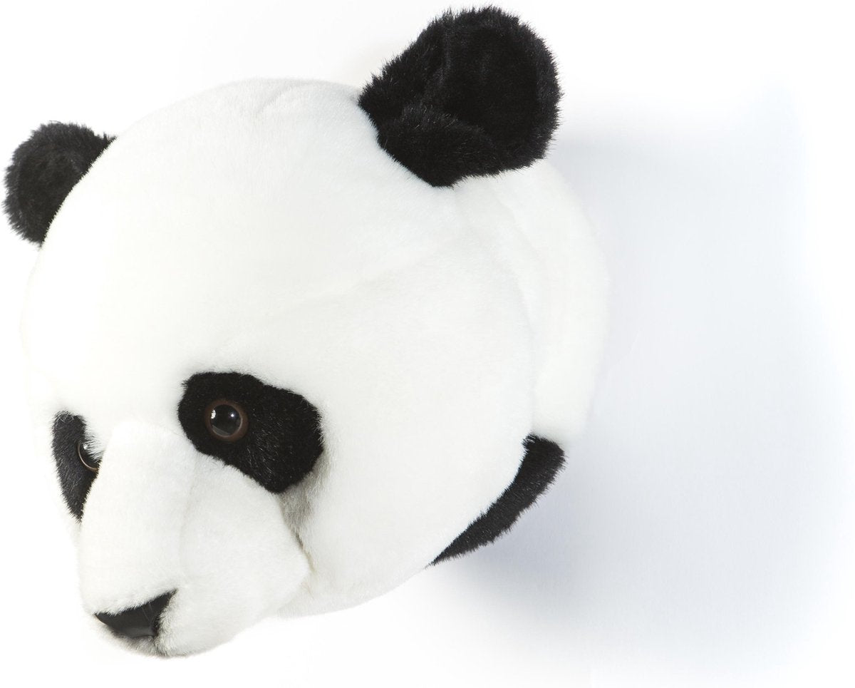 Wild & Soft Thomas dierenkop pluche wanddecoratie - Reuzenpanda