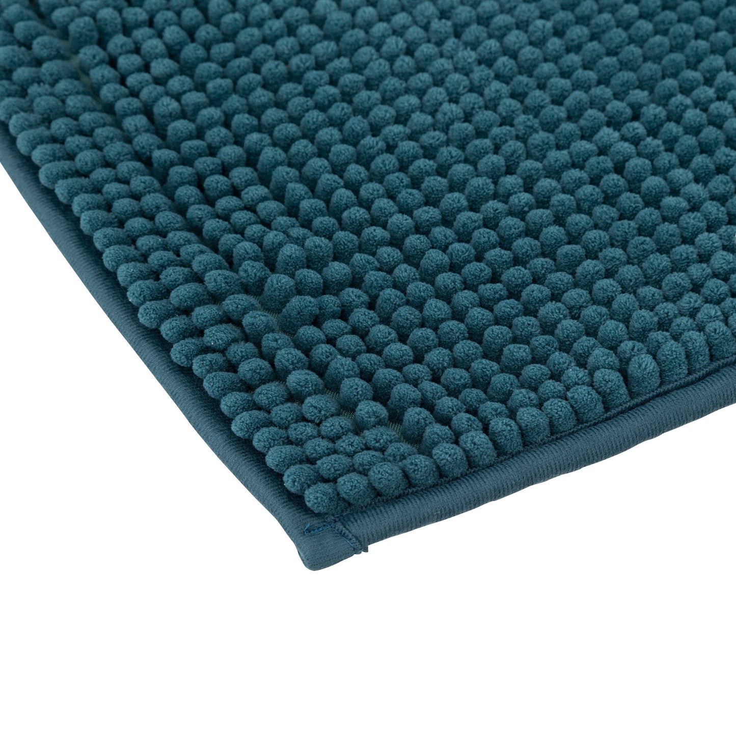 5Five Tapis de bain 50 x 80 cm - Velours - Extra doux - Pétrole