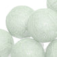 Atmosphera LED Feestverlichting Land balletjes Celadon groen- Lichtslingers katoen - Cotton ball - 16 Ballen - Dia 3.5 cm - Guirlande