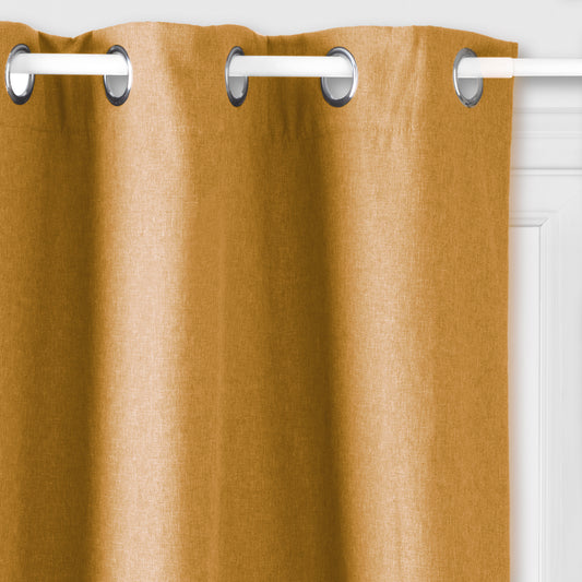 Atmosphera Curtain Tim - 140x260cm - Ocher