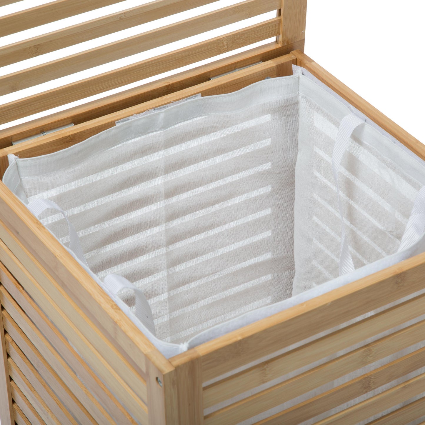 5Five Sicela Laundry Basket 65L - Bamboo - 40 x 40 x 58 CM