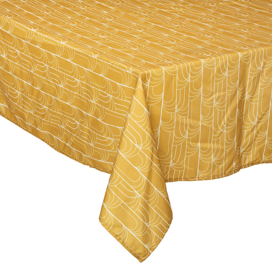 Atmosphera Tablecloth art anti stain - 140 x 240 cm - Yellow - Anti stains