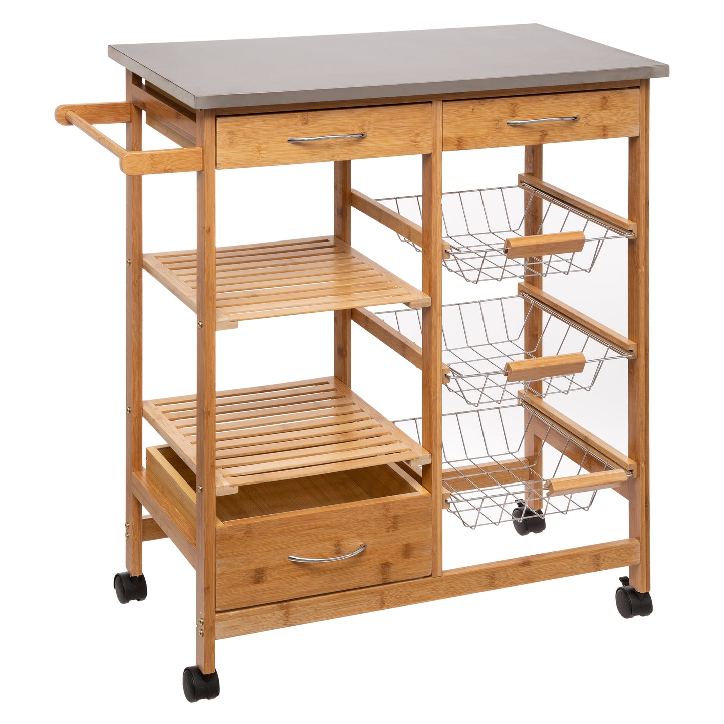 5Five Kitchen trolley wood - A-10-4-DHout - Extendable 