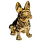 Atmosphera Bulldog beeld - Goud - Decoratie - Sierbeeld - Steengoud - H22 cm
