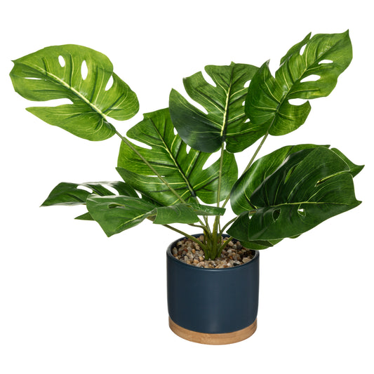 Atmosphera Kunstplant met pot bamboo - H35 cm