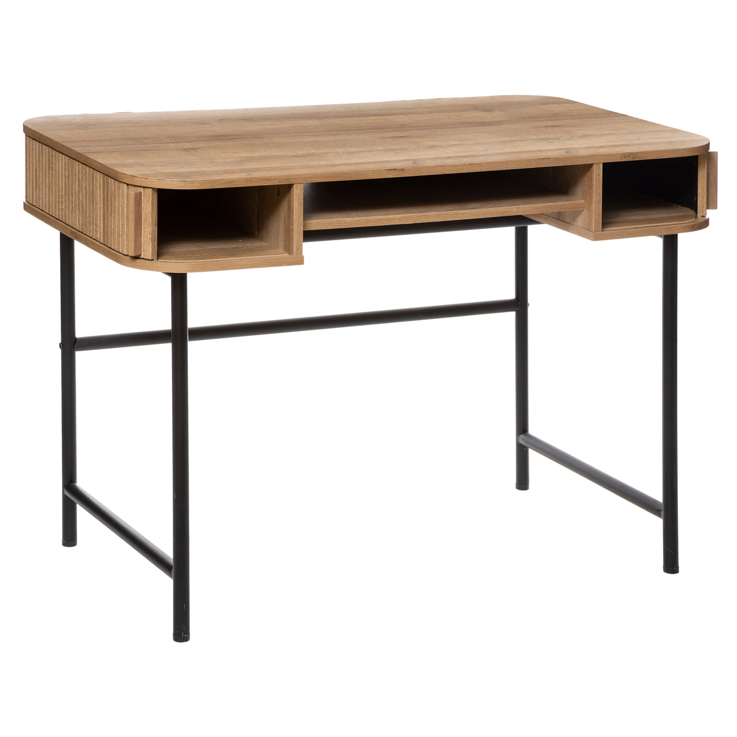 Atmosphera Colva desk - 2 sliding doors - Brown and black