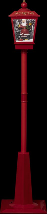 Christmas - Floor lamp - Red - Christmas lamppost with music - H180cm