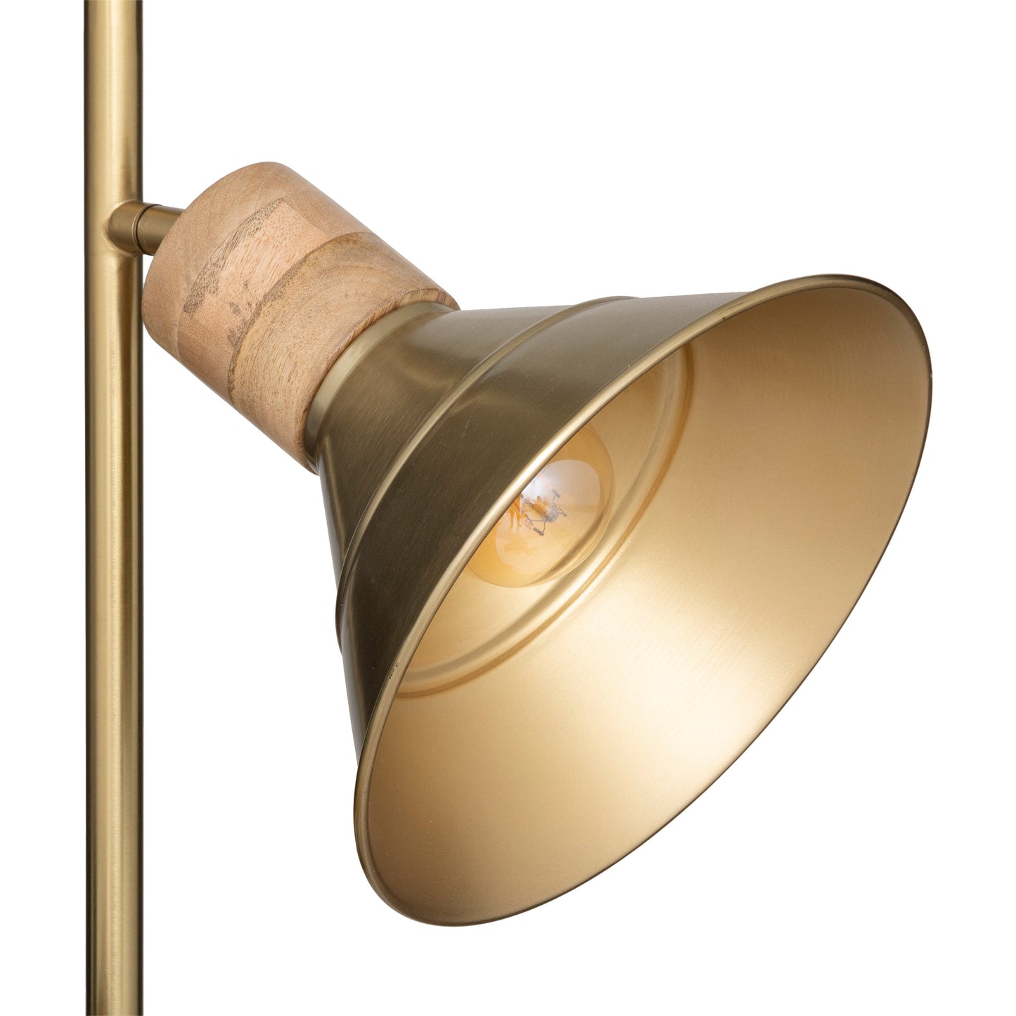 Atmosphera Floor Lamp Bota - Gold-plated metal in marble - H151 cm