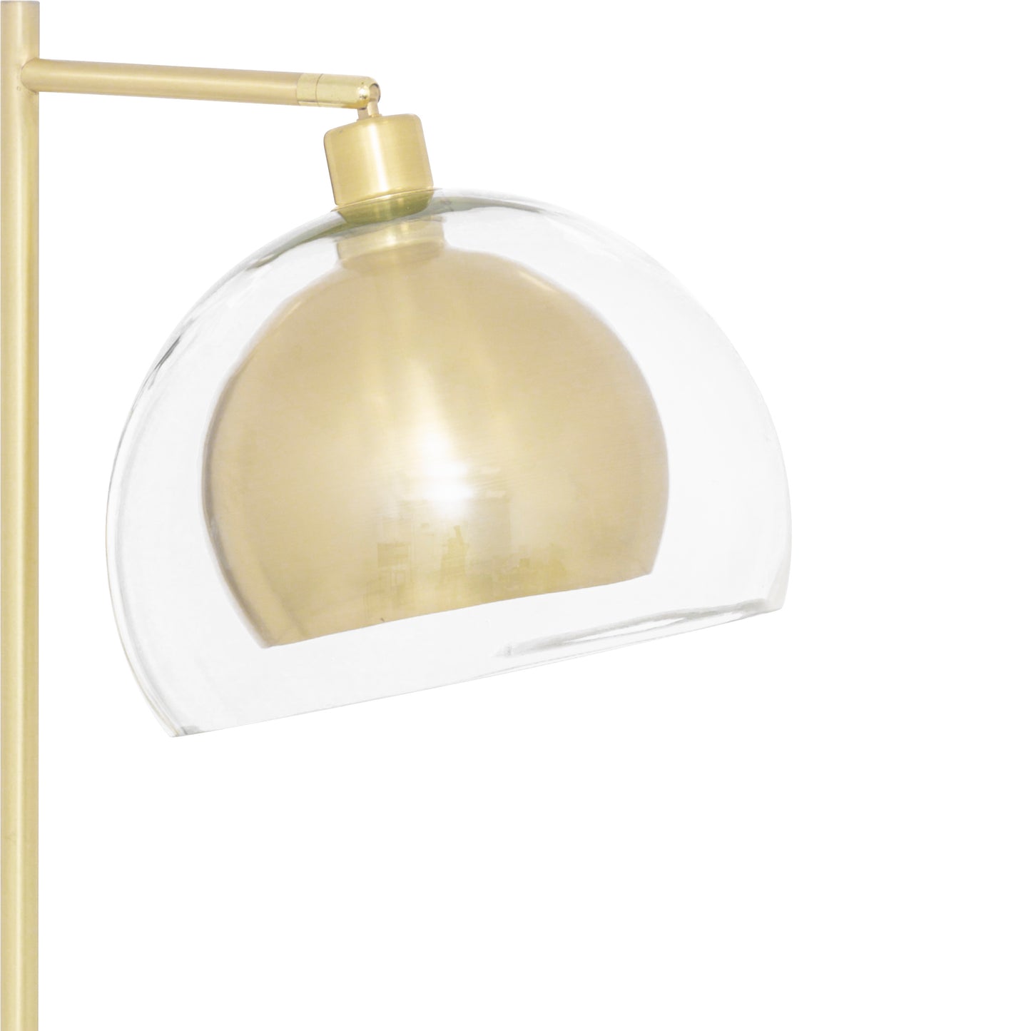 Atmosphera Vloerlamp Rivi - Metaal - Goud - H157 cm