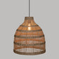 Lampe à suspension Atmosphera Seaview - Roseau - Dia 45 cm