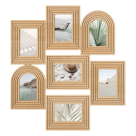 Atmosphera Photo Frame / Photo Frame Rivi - 7 Photos - Wood