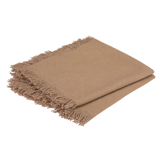 Atmosphera Maha servetten set van 2 - Katoen - Linnen beige - 40 x 40 cm