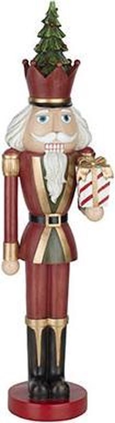 Nutcracker with gift - Christmas decorations - Table decoration - Interior