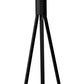 5Five Staande kleerhanger - Kapstok metaal / hout - 8 Haken - Zwart - H 180 cm